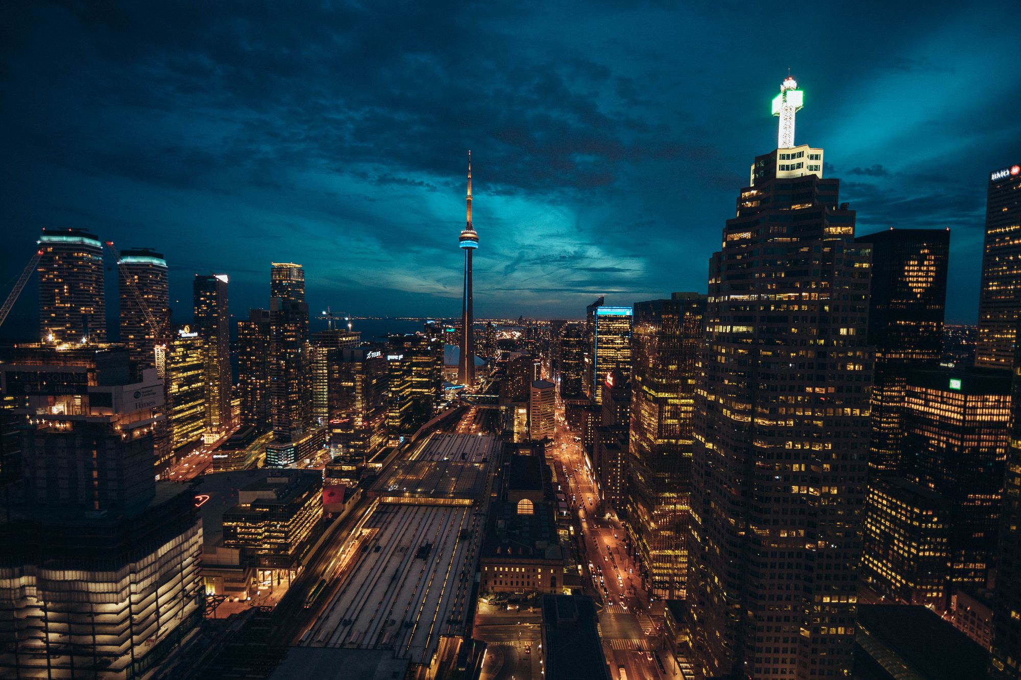 Toronto at dusk